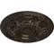 Ekena Millwork Granada Ceiling Medallion (Fits Canopies up to 7 1/8"), 23 1/2"OD x 2 3/4"P, Stone Hearth CM24GASHF - alternate 3